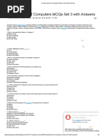 Fundamental of Computers Mcqs Set 3 With Answers: Multiple Choice Answers Download