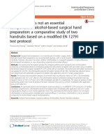 Chlorhexidine vs Alkohol