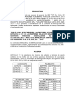 PROPOSICION Modificatoria Proyecto No 063