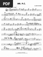 John Coltrane Mr PC Solo score