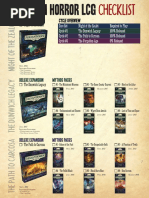 arkham horror lcg card list Horror: The Game  Children of Blood Small Campaign Expans  Asmodee USA Arkham Horror LCG Expansion Checklist
