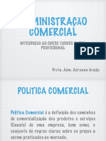 Administração Comercial e Ética Profissional