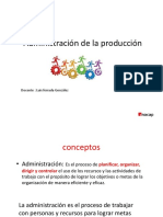 administración de la producción