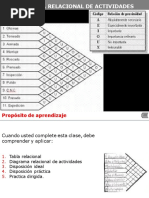 Plantilla Diagrama de Relaciones de Actividades | PDF