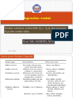 Pengenalan Reaksi: Reaksi Subtitusi Nukleofilik (S 1, S 2) Dan Internal S I) Dan Reaksi Adisi