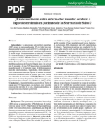 ¿Existe asociación entre enfermedad vascular cerebral e hipocolesterolemia en pacientes de la secretaria de salud