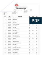 Transkrip Akademik - Academic Information System