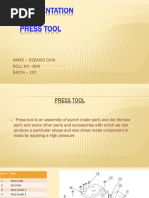 Press Tool Components Overview | PDF | Engineering Tolerance ...