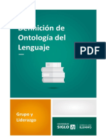 Definición de Ontología Del Lenguaje PDF