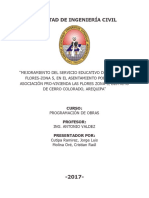 Informe de Obra