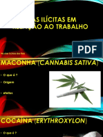 Drogas Ilícitas em Relação Ao Trabalho