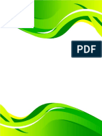 Green Wave Abstract Background Poster Free Vector