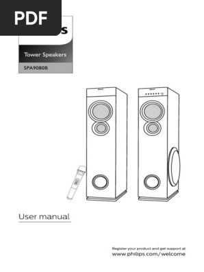 philips spa9080b specifications