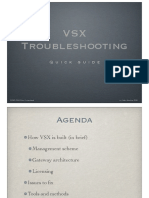 VSX Troubleshooting: Quick Guide