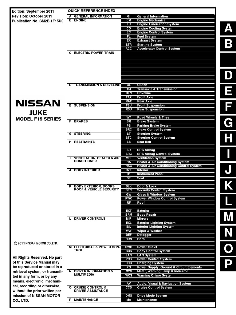 2012 Nissan JUKE Service Repair Manual.pdf Minute And Second Of Arc