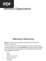 Memory Organization