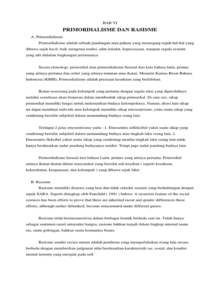 Sebutkan Contoh Etnosentrisme Dalam Kelompok In Group Dan 