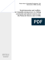 Social Interaction and Conflicts. Power Inequality Among Actors in A Fishing Community and Natural Reserve Area: The Punta de Choros Case in Chile