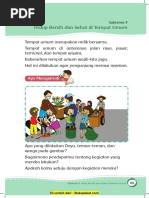 Subtema 4 Hidup Bersih Dan Sehat Di Tempat Umum PDF