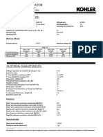 Datasheet Alternator: - General Characteristics