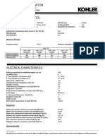 Datasheet Alternator: - General Characteristics