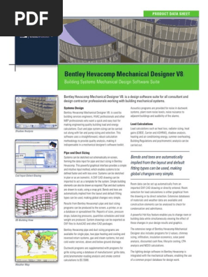 hevacomp mechanical designer v8i