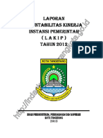 Lakip Dinas Perindustrian, Perdagangan Dan Koperasi