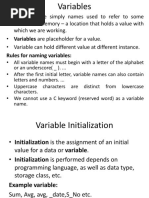 C3 - Variables