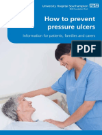 How To Prevent Pressure Ulcers: Information For Patients, Families and Carers