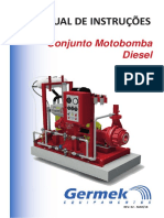 Manual Motobomba Diesel de Incêndio - Instalação e Operação Rev02. Março 2018