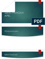 Serat Pangan Apel