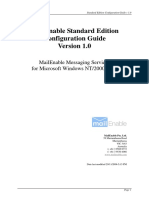 Mailenable Standard Edition Configuration Guide: Mailenable Messaging Services For Microsoft Windows Nt/2000/2003