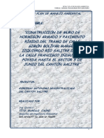 Ficha Ambiental y Plan de Manejo Muro Pavimento R PDF