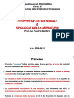 Murature Lez.2 Proprietà Tipologie AA18 19 PDF