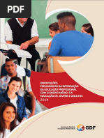 SEDF Orientações Pedagógicas da Integração da Educação Profissional com o Ensino Médio e a Educação de Jovens e Adultos
