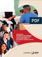 SEDF Orientações Pedagógicas Da Integração Da Educação Profissional Com o Ensino Médio e A Educação de Jovens e Adultos