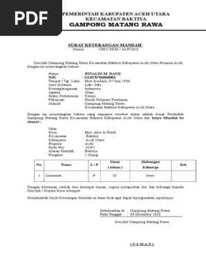 Download 71+ Contoh Surat Surat Mandah Terbaik Dan Terbaru