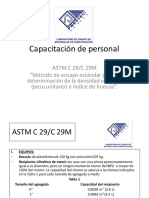 Presentación ASTM C 29 - C29M