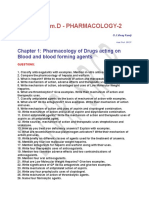 Pharmacology-2 Important Questions