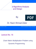 DR Nazir A. Zafar Advanced Algorithms Analysis and Design