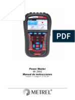 Manual Analizador de redesMI - 2892 - Power - Master - Spa - Ver - 1.1 - 20 - 752 - 281 PDF