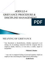 Grievance Procedure & Discipline Mnagement