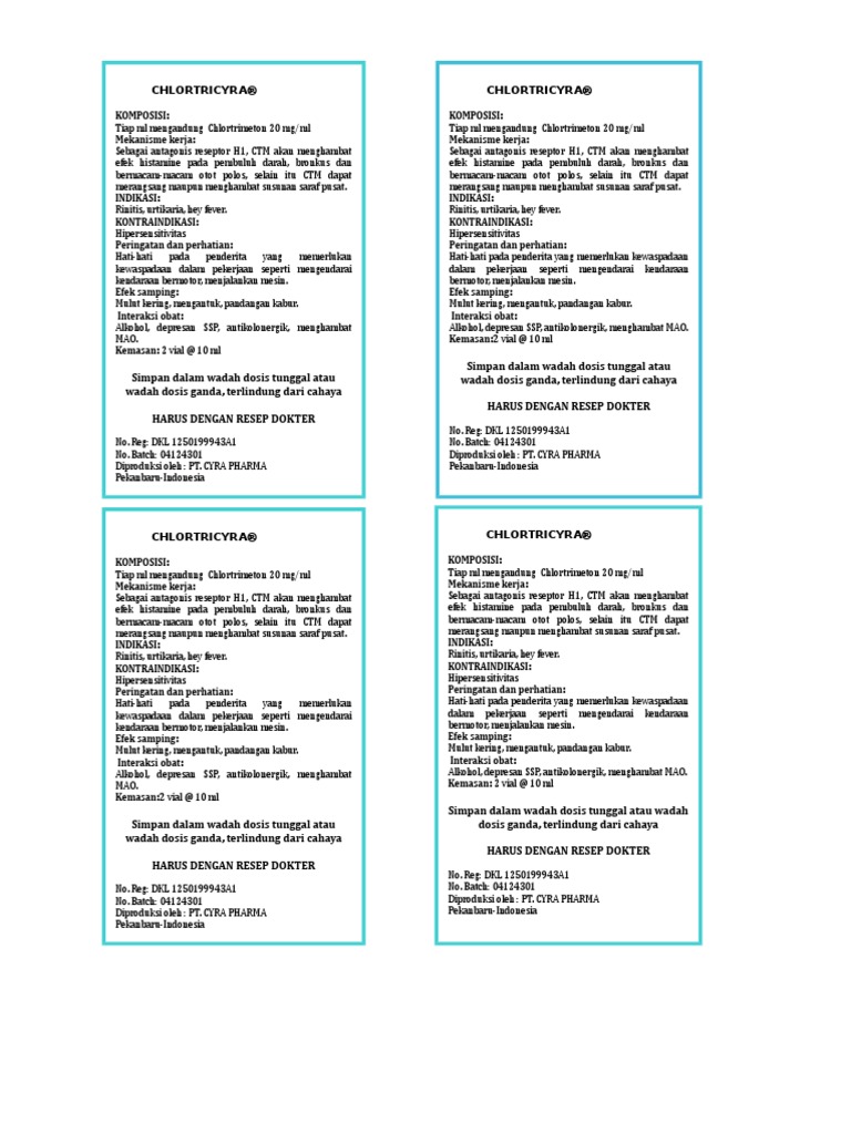 Brosur Injeksi | PDF