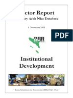 BRR Sector Report Institutional Development