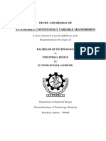 Study and Design of Automobile Continuously Variable Transmission