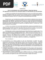 Communique Fr Et Ar Chambre Des Representants Naela 10.12.18 (1)