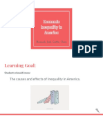 Economic Inequality in America - Hannah Josh Clara Gretta