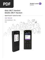 8262 - 8262ex DECT Handset User Manual