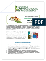 Curso de Nutrición Ortomolecular PDF