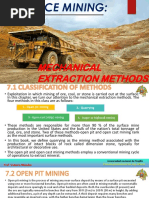 Mechanical Extraction Methods: Rodríguez Lavado Isaac Manuel